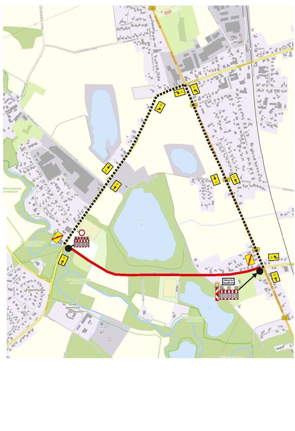 Bild vergr&ouml;&szlig;ern: Sperrung Soorenheider und Sylbacher Straße Juli 2026